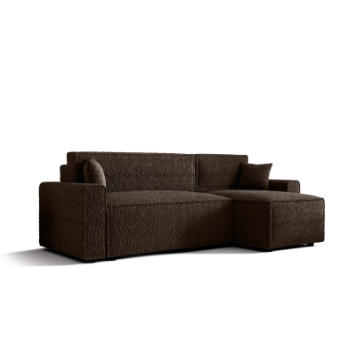 Bequeme Schlafcouch RADANA – dunkelbraun