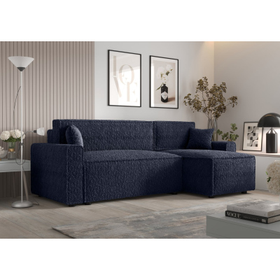 Bequeme Schlafcouch RADANA – dunkelblau