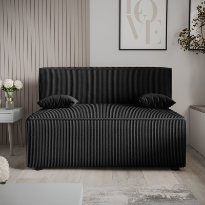 Komfortables Sofa mit Stauraum RADANA – schwarz 1