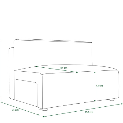 Komfortables Sofa mit Stauraum RADANA – beige