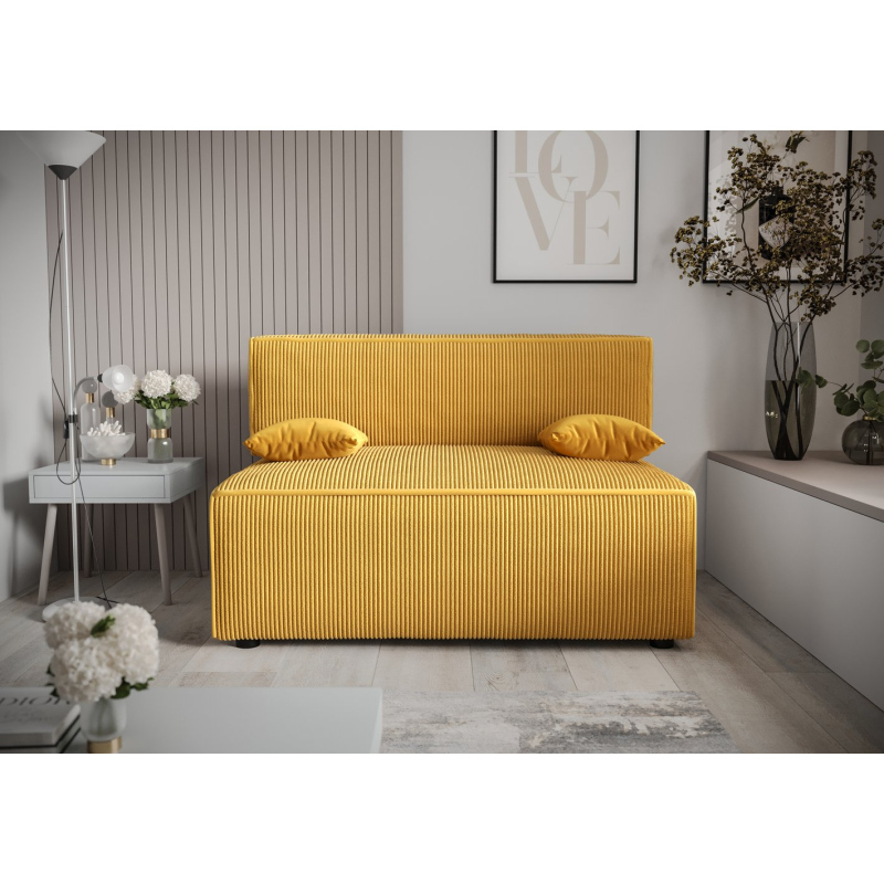 Bequemes Sofa mit Stauraum RADANA – gelb