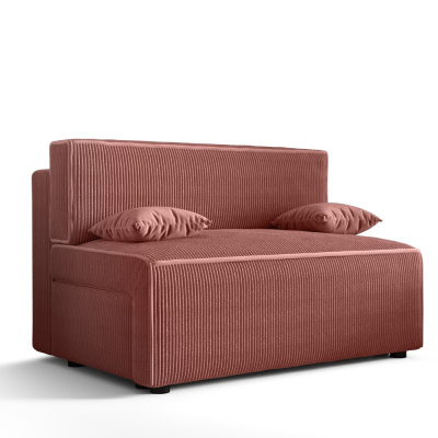 Bequemes Sofa mit Stauraum RADANA – lachsrosa