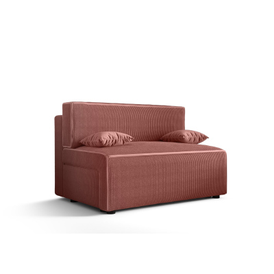 Bequemes Sofa mit Stauraum RADANA – lachsrosa