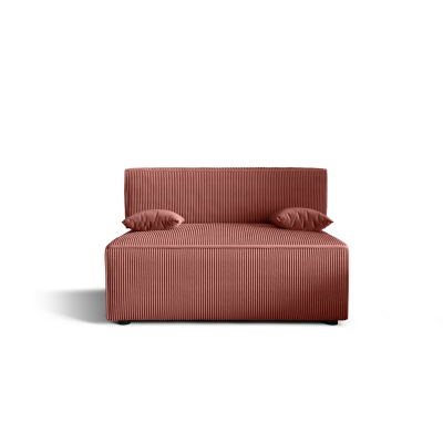 Bequemes Sofa mit Stauraum RADANA – lachsrosa