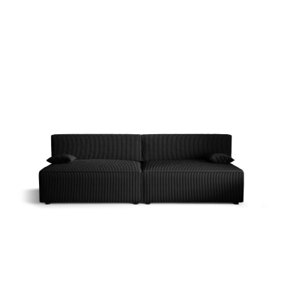 Stilvolles Sofa mit Stauraum RADANA – schwarz 1