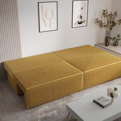 Stilvolles Sofa mit Stauraum RADANA – schwarz 1