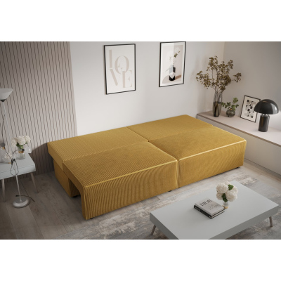 Stilvolles Sofa mit Stauraum RADANA – schwarz 1