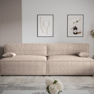 Stilvolles Sofa mit Stauraum RADANA – hellbraun 1