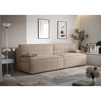 Stilvolles Sofa mit Stauraum RADANA – hellbraun 1