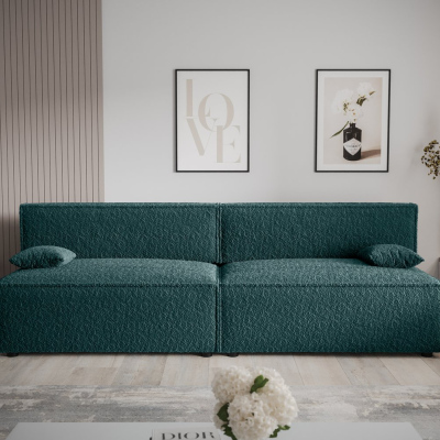 Stilvolles Sofa mit Stauraum RADANA – dunkelgrün