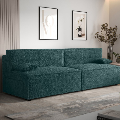 Stilvolles Sofa mit Stauraum RADANA – dunkelgrün