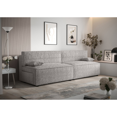 Stilvolles Sofa mit Stauraum RADANA – hellgrau