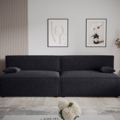 Stilvolles Sofa mit Stauraum RADANA – schwarz 2