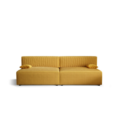 Stilvolles Sofa mit Stauraum RADANA – gelb