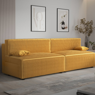 Stilvolles Sofa mit Stauraum RADANA – gelb