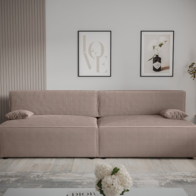 Stilvolles Sofa mit Stauraum RADANA – hellbraun 2