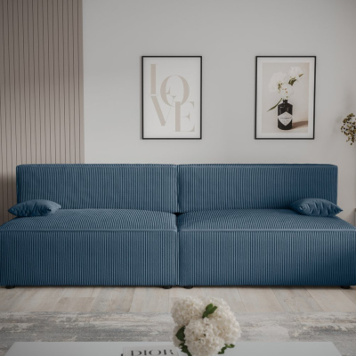 Stilvolles Sofa mit Stauraum RADANA – blau