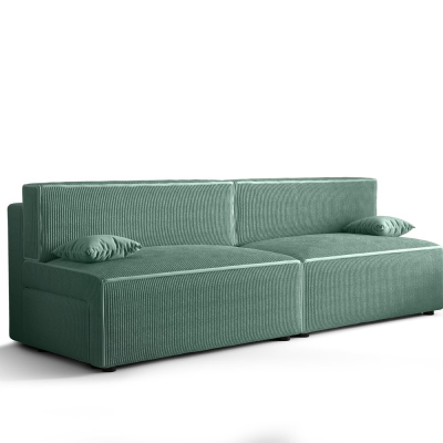 Stilvolles Sofa mit Stauraum RADANA – hellgrün