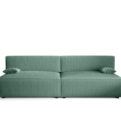 Stilvolles Sofa mit Stauraum RADANA – hellgrün