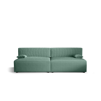 Stilvolles Sofa mit Stauraum RADANA – hellgrün