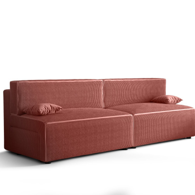 Stilvolles Sofa mit Stauraum RADANA – lachs