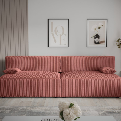 Stilvolles Sofa mit Stauraum RADANA – lachs