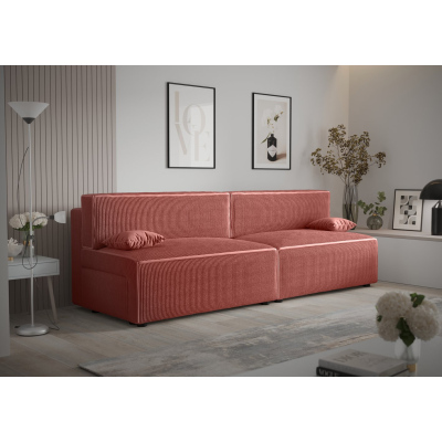 Stilvolles Sofa mit Stauraum RADANA – lachs