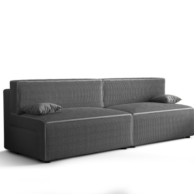 Stilvolles Sofa mit Stauraum RADANA – grau