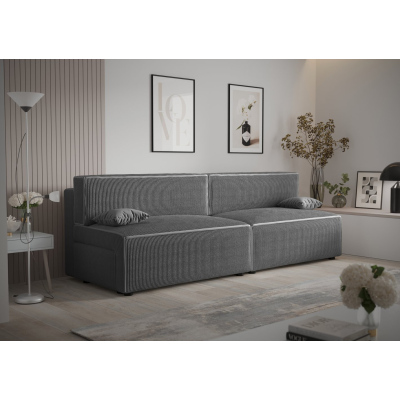 Stilvolles Sofa mit Stauraum RADANA – grau