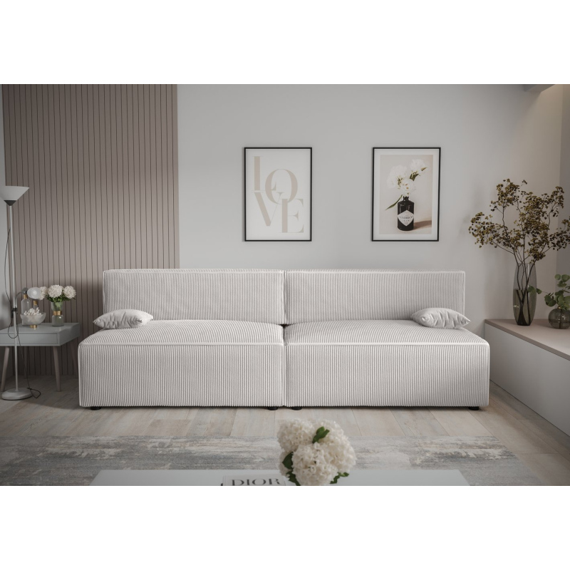 Stilvolles Sofa mit Stauraum RADANA – weiß