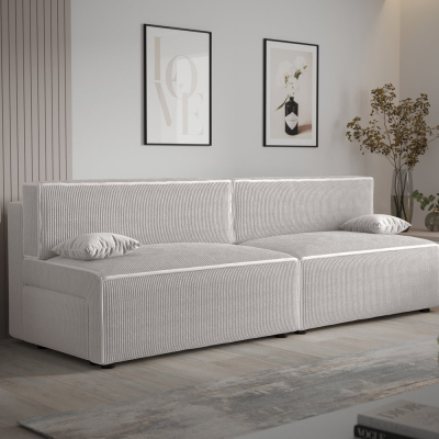 Stilvolles Sofa mit Stauraum RADANA – weiß