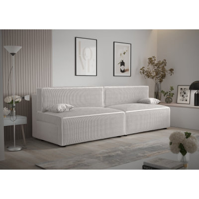 Stilvolles Sofa mit Stauraum RADANA – weiß