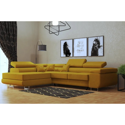 Designer-Couchgarnitur WILFRED – Gelb 2