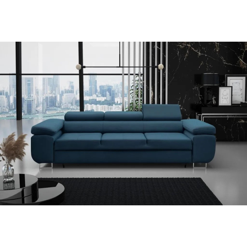 Dreisitziges Sofa WILFRED 3 – blau 4