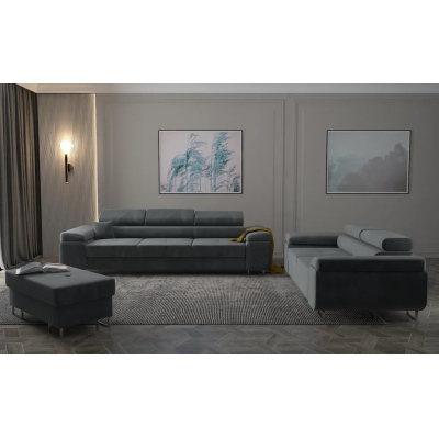 Designer-Sofa WILFRED 2 – Grau 7