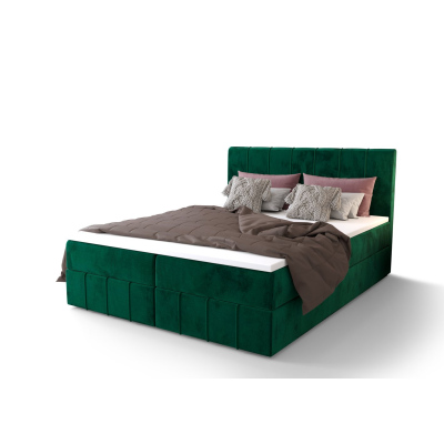 Boxspringbett MADLEN – 140x200, Grün