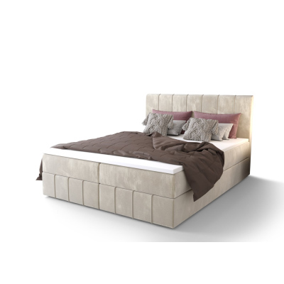 Boxspringbett MADLEN – 160x200, Beige