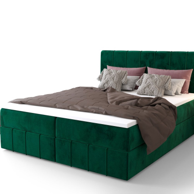 Boxspringbett MADLEN – 180x200, Grün