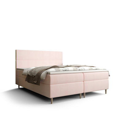 Kontinentales Doppelbett ANGELES – 140x200, rosa