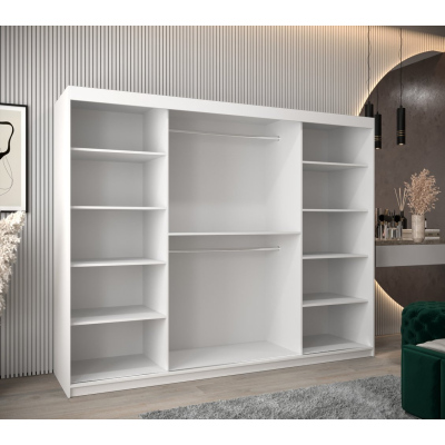 Kleiderschrank ENNI – Breite 250 cm, weiß