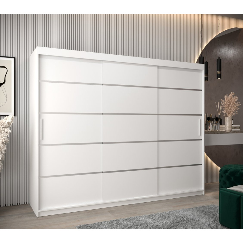 Kleiderschrank ENNI – Breite 250 cm, weiß