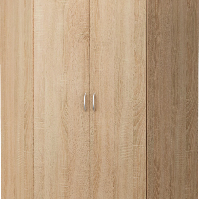 Eckkleiderschrank ZORICA – Breite 106 cm, Eiche Sonoma