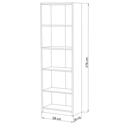 Standregal PAOLO – Eiche Sonoma