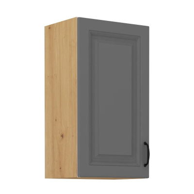 Küchenhängeschrank SOPHIA – Breite 40 cm, grau / Artisan-Eiche