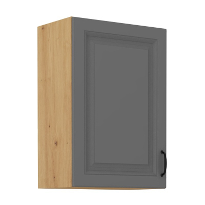 Küchenhängeschrank SOPHIA – Breite 50 cm, grau / Artisan-Eiche