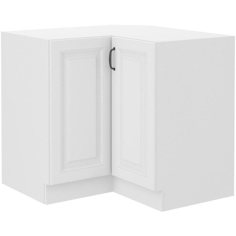 Unterer Eckschrank SOPHIA – 89x89 cm, Weiß