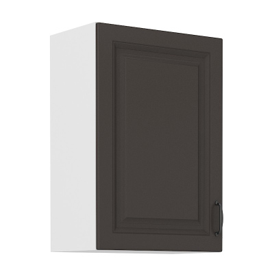 Küchenhängeschrank SOPHIA – Breite 50 cm, dunkelgrau / weiß