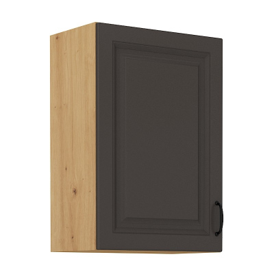 Küchenhängeschrank SOPHIA – Breite 50 cm, dunkelgrau / Artisan-Eiche