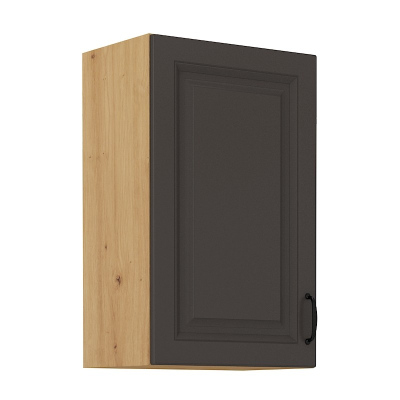 Küchenhängeschrank SOPHIA – Breite 45 cm, dunkelgrau / Artisan-Eiche