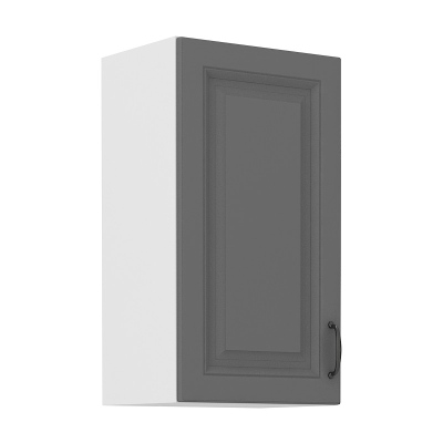 Küchenhängeschrank SOPHIA – Breite 40 cm, grau / weiß